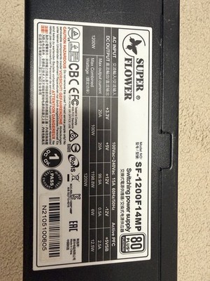 super flower 1200w power supply