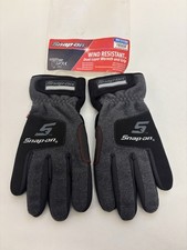Snap On Tools Wind Resistant Gloves Dual Layer Warmth & Grip Size Medium New