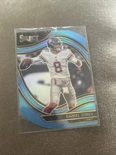 2020 Panini Select - Field Level Daniel Jones #322 Light Blue Prizm Die-Cut