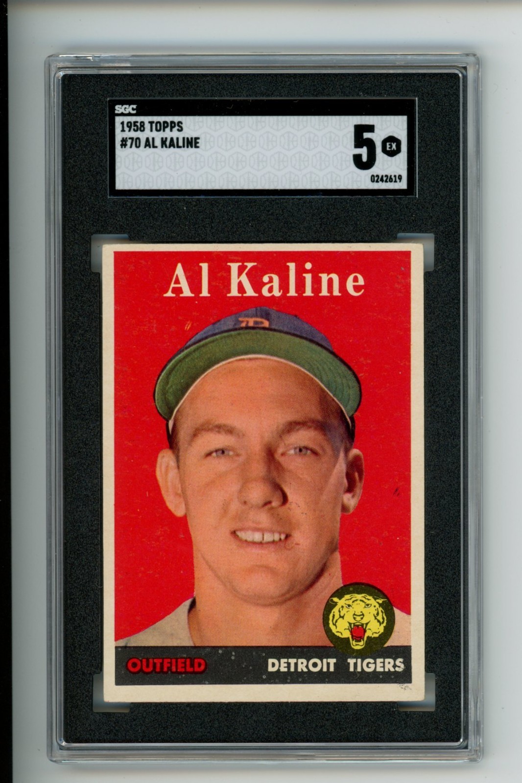 1958 Topps #70 Al Kaline SGC 5