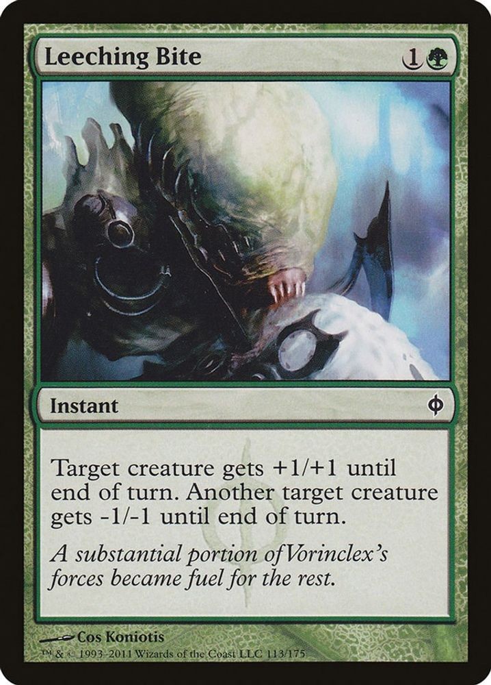 2011 Magic: The Gathering: New Phyrexia - Leeching Bite (#113, C, Near Mint)