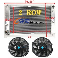 Aluminum Radiator+FANS For Ford Mustang GT/SVT Cobra 4.6L/5.4L V8 MT 1997-2004