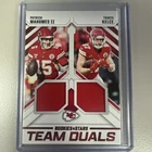 2025 Panini Rookies & Stars - Team Duals Patrick Mahomes II, Travis Kelce