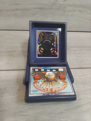 Casio Miracle Pinball Handheld Vintage LED Video Game VERY RARE 1983 MINT CONDIT