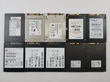 Job Lot 10 x varied SATA SSDs 120GB /240GB Kingston, Micron, Toshiba, SanDisk. 