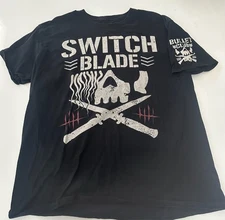 WWE Switch Blade Bullet Club Pro Wrestling Tees 2XL T-Shirt