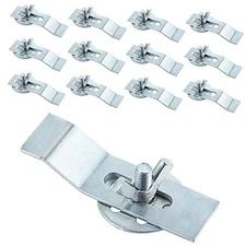  Sink Clips Kit Pack, Undermount Sink Clips, Sink Mounting Kit 12 Silver
