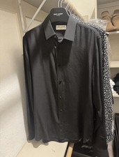 Saint Laurent Black Silk Shirt Size 40 Made I...