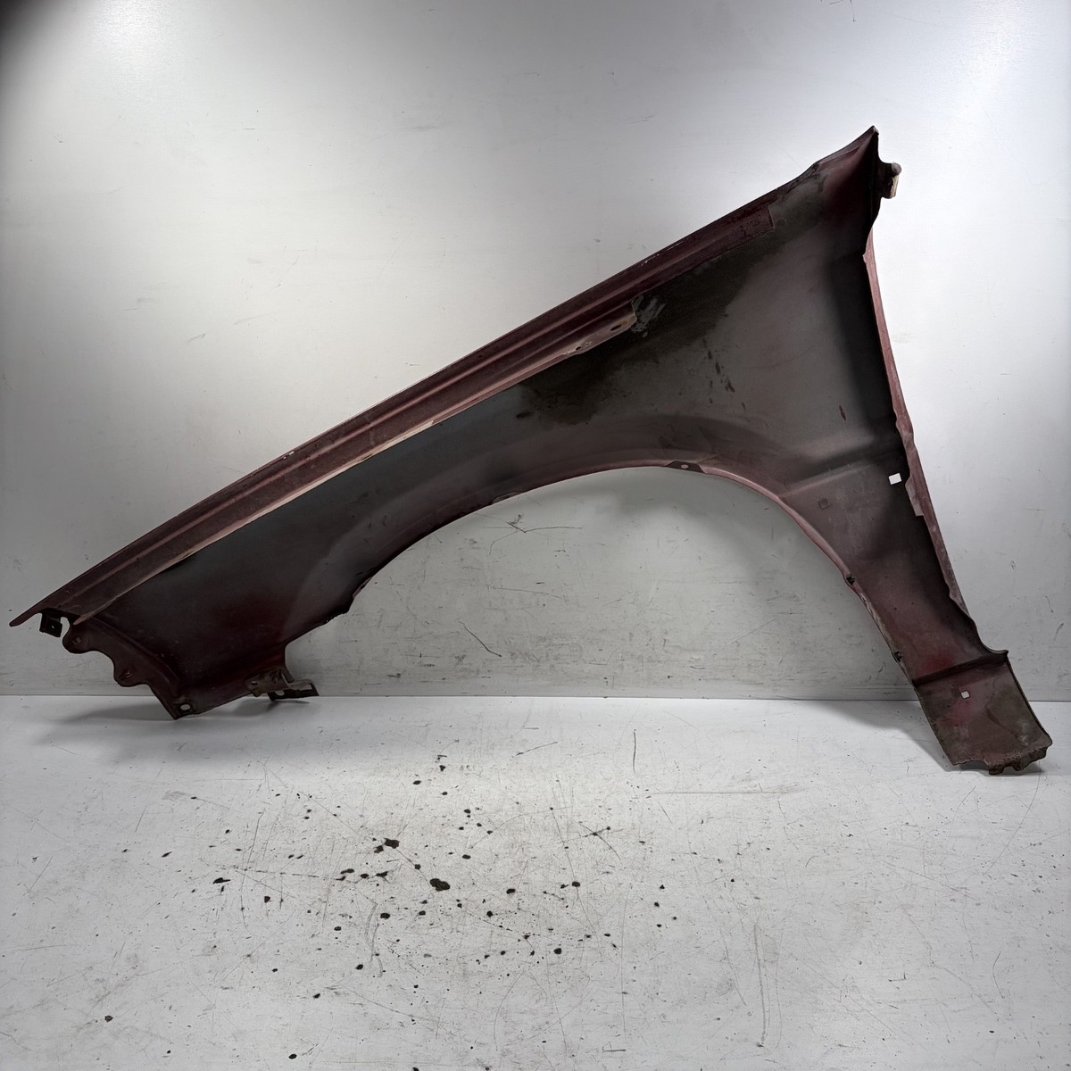 84-87 Honda Civic 4D Right Front Fender Burgundy 61111-SB4-661 OEM