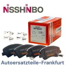 NISSHINBO Bremsbeläge VORNE für HYUNDAI ACCENT 4/5 i20 / ACTIVE SOLARIS KIA RIO