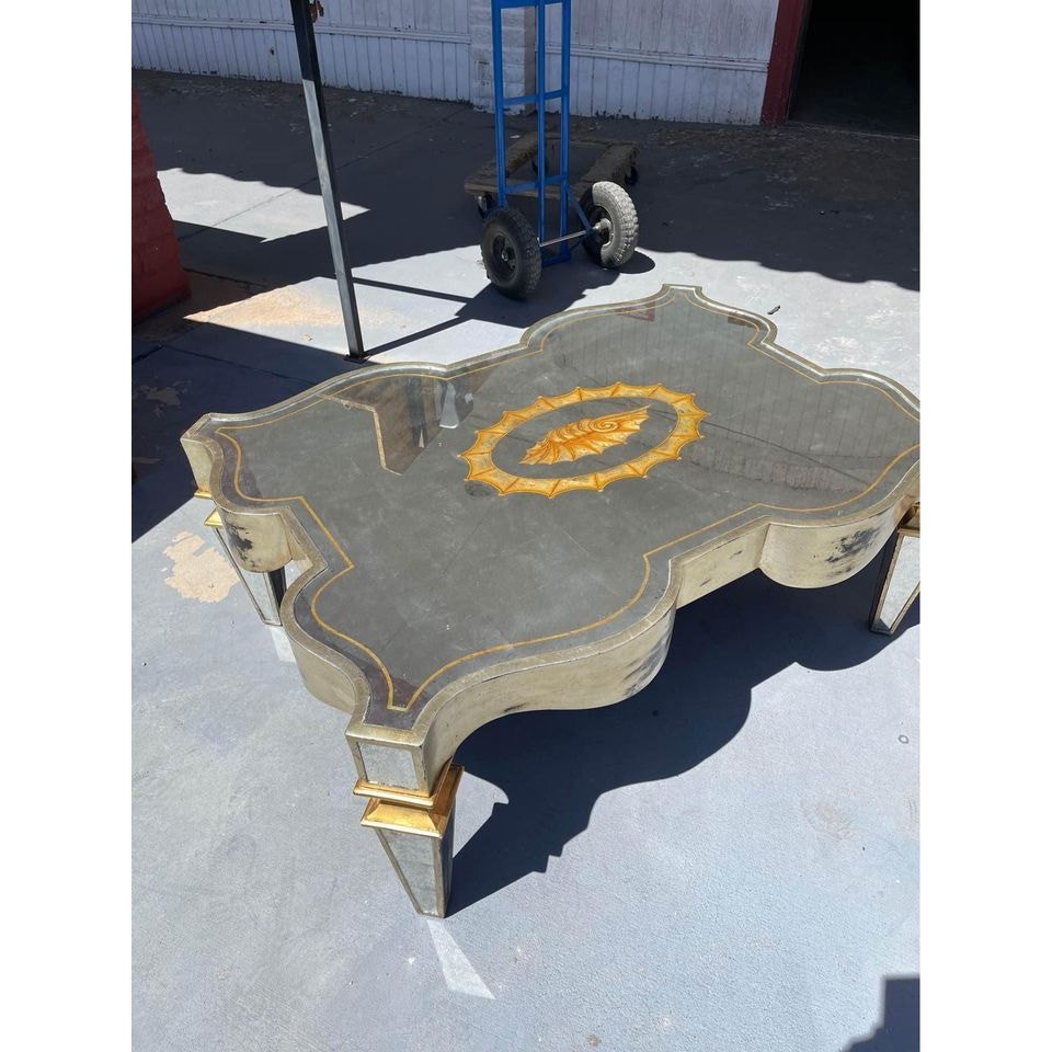 Designer Mirrored Coffee Table - image 2