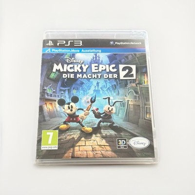 Mickey Epic 2 Die macht der Zwei Deutsch (PlayStation 3,)PS3 Spiel OVP ANLEITUNG