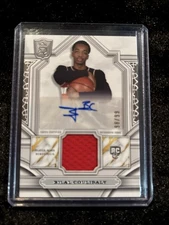 Bilal Coulibaly 2023 Topps Royalty Game Worn Relic Patch Auto /99