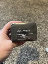 Laura Mercier Translucent Loose Setting Powder GLOW Med Deep Sealed Full Sz 1oz