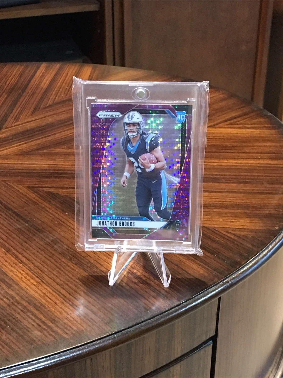 2024 Panini Prizm - Rookies Jonathon Brooks #357 Purple Ice Prizm /225 (RC)