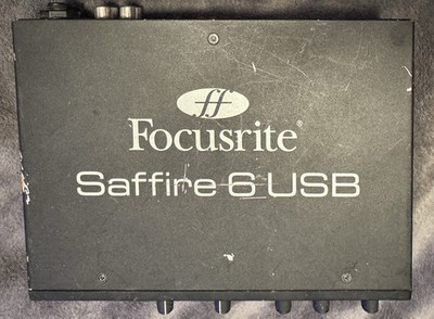 Focusrite Saffire 6 USB 2 In/4 Out Interface   USB Powered, 2 Preamps, MIDI