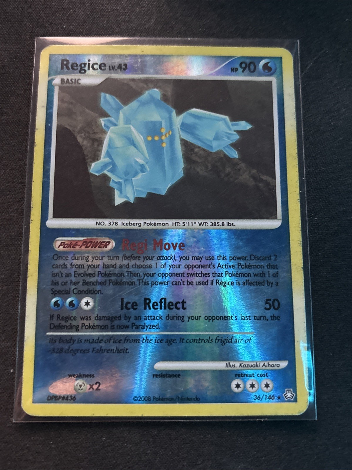 Regice 36/146 Legends Awakened Reverse Holo