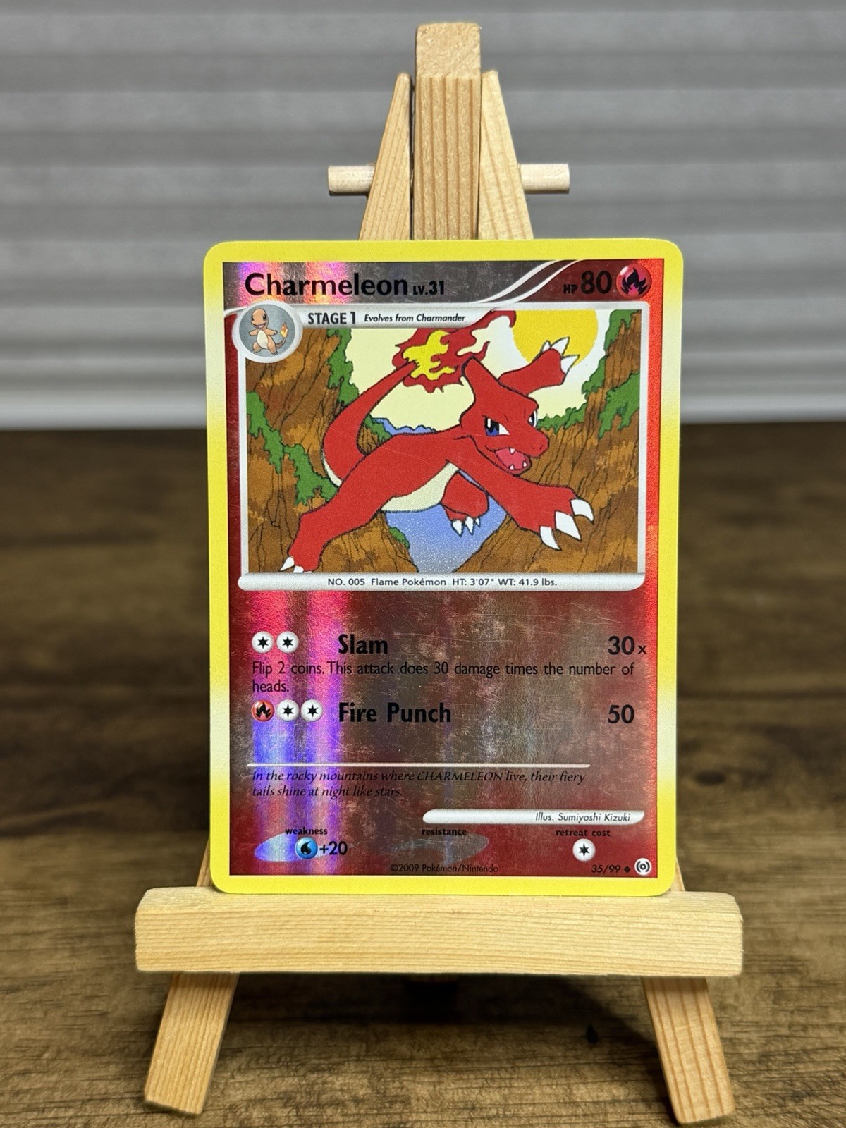 Pokémon Charmeleon 35/99 Reverse Holo Platinum Arceus 2009