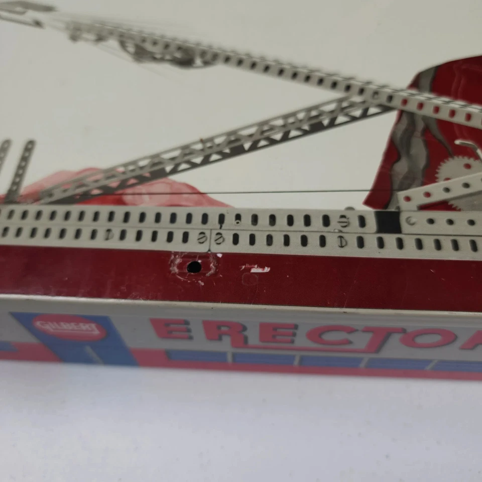 Juego de construcción de lanzacohetes Gilbert Erector No. 10053 Motor Works Foto 2 de 4