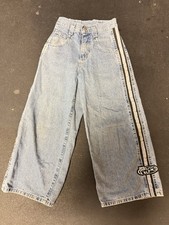 Vintage Lee Pipes Jeans Children  s 17 XS JYNCO Wide Leg 90s