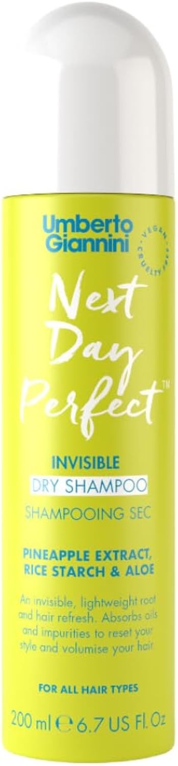 Invisible Dry Shampoo 200ml Sensitive Itchy Scalp Oil Control Vegan