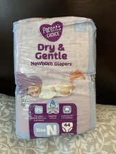 Parent  s Choice Dry  Gentle Newborn Diapers Size Newborn, 44 Count, Natural
