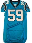 2006 Team issued Autographed Adam Seward Carolina Panthers #59 NFL Auction.