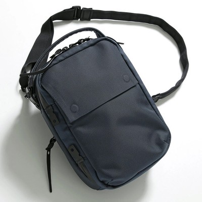 BLACK EMBER Kompak Men's Crossbody Nylon Shoulder Bag with Key Ring Dark Navy