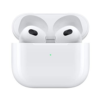 WHITE - APPLE AIRPODS (3RD GENERATION) WIRELESS EAR BUDS, BLUETOOTH HEADPHONES,