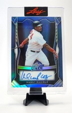 2025 Leaf Metal Spectacular Manny Ramirez Auto #MA-MR1 Prismatic Blue #1/6 1/1