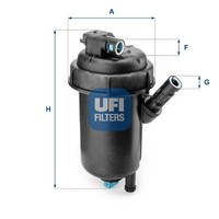UFI 55.139.00 Kraftstofffilter FüR Fiat
