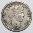1915 Barber Dime VF VERY FINE (J309)