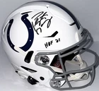 Colts Peyton Manning HOF 21 Signed Auto Full Size Speed Flex Helmet Fanatics COA