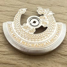 Modified Silver Dragon Golden Carved Rotor Oscillating Weight for NH35 NH36