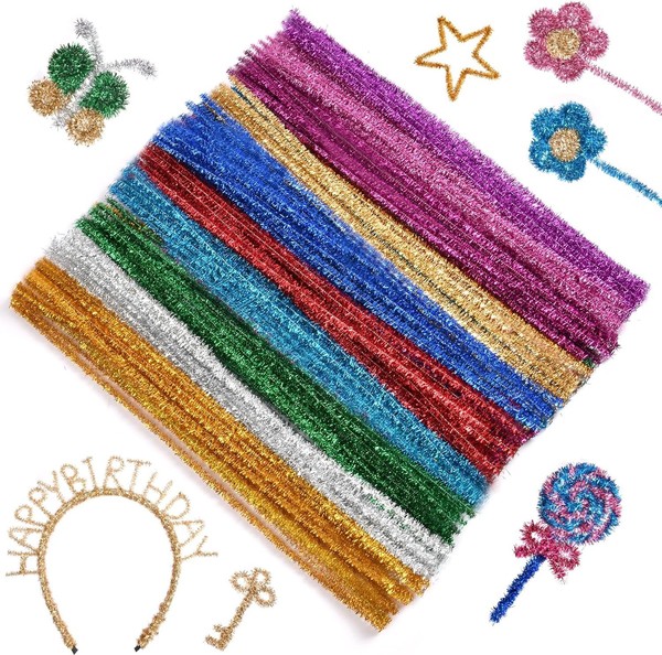 Pfeifenputzer Bunt 200 StüCk 30Cm Chenilledraht FüR Basteln Diy Projekte-image