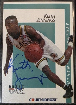 Keith Jennings - 1991 Courtside Autographs #30
