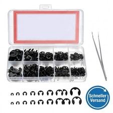 580-teiliges E-Clip Sicherungsring Set M1,5&ndash;M10 &ndash; Sprengringe Sicherungsclips
