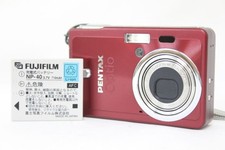 Pentax Optio S6 Red 6MP Compact Digital Camera 3x Zoom Battery Tested