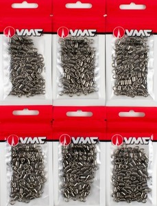 (LOT OF 6) VMC STAINLESS STEEL ROLLING SWIVEL SIZE 2 SSRS#2VP I2203