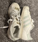 ADIDAS Original Women’s SUPERSTAR Shoes Cloud White Linen Green Gold Sz 7