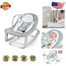 Keep Cozy 3-in-1 Baby Bouncer Rocker Seat, Infant Toddler 0-30 , 40 lbs, Weaver