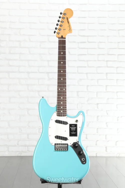 Fender Player II Mustang - Aquatone Blue with Rosewood Fingerboard