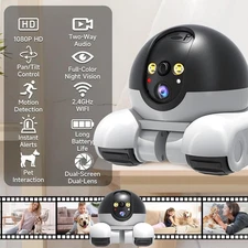 Pet Camera 1080P Movable Robot Pet Cam Indoor APP Security Surveillance for Home