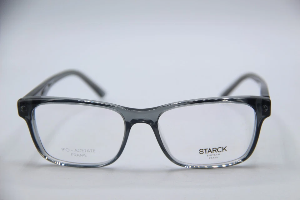 NUEVAS GAFAS STARCK EYES SH 3083 0004 GRIS CRISTAL AUTÉNTICAS CON ESTUCHE 55-17 Foto 2 de 4