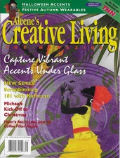 Aleene's Creative Living Magazine Sep 1998 DIY Decorations Crafts Halloween