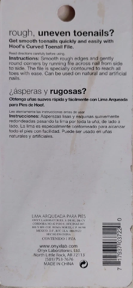 Hoof Feet Curved Toenail File - Image 2 of 4