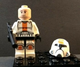 Lego Star Wars Republic Trooper 75001 Mini figure. (E)