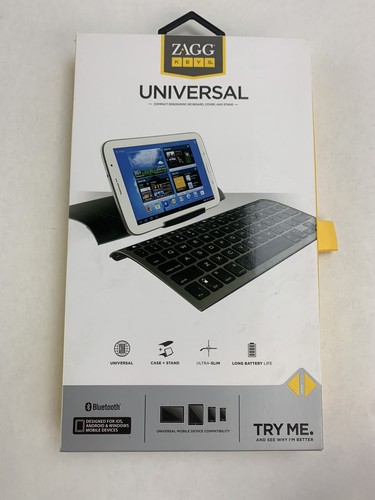 Zagg Keys Universal Compact Ergonomic Keyboard, Cover and Stand - Picture 2 of 7