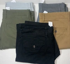 Slim Fit Chino pants COLOR CHOICE Button/Zip 30 or 32” L NO TAGS Goodfellow