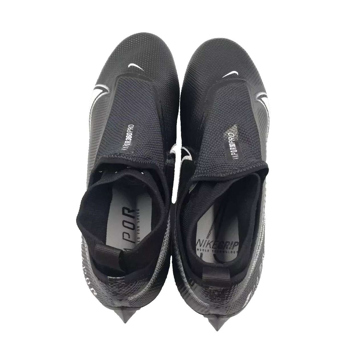Nike Vapor Edge Pro 360 Black Detachable Football Cleats 